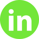 Logo Linkedin en vert